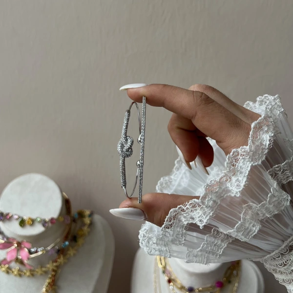 Prenses Düğüm Kelepçe Bileklik