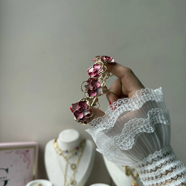 Pembe Encanto Kelepçe Bileklik