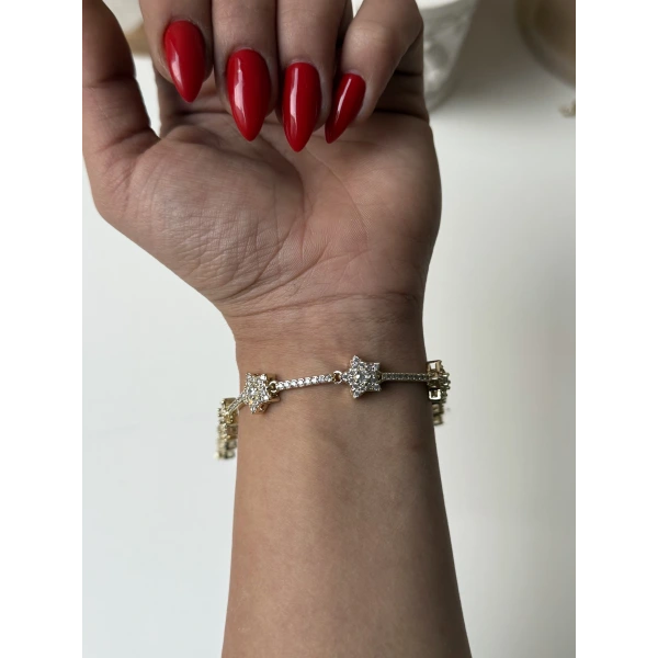 Yıldız Taşlı Aura Bileklik