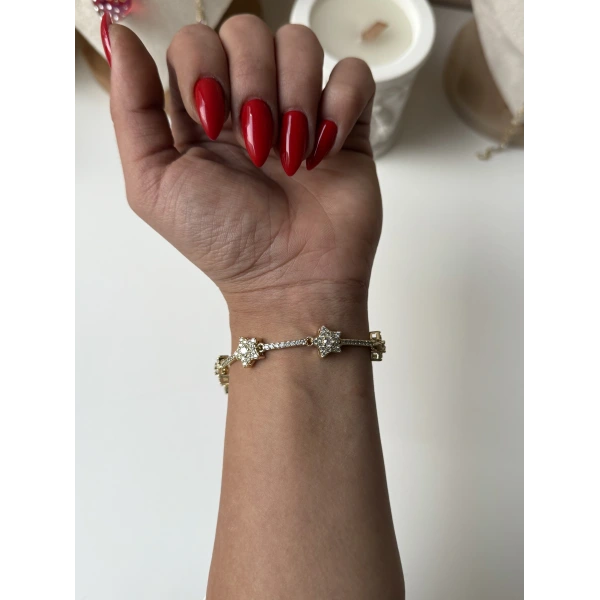 Yıldız Taşlı Aura Bileklik