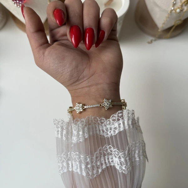 Yıldız Taşlı Aura Bileklik