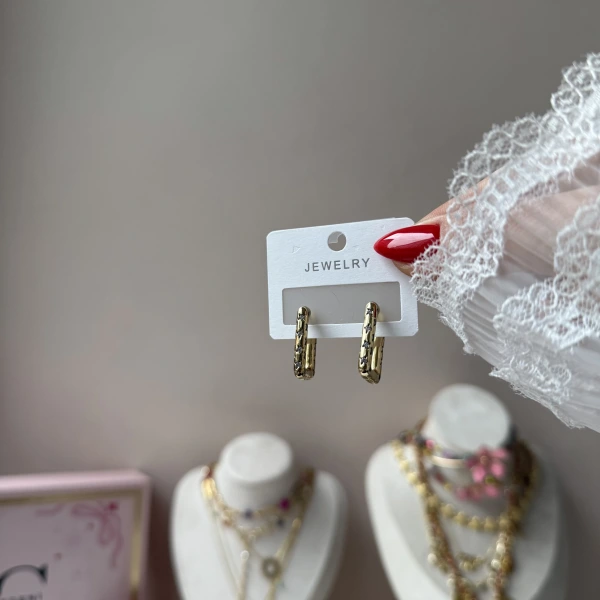 Antique Star Grid Küpe