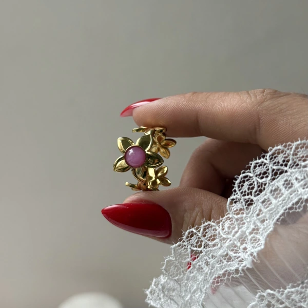 Flora Pearl Vintage Yüzük