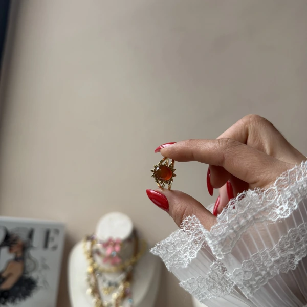 Vintage Crystal Yüzük