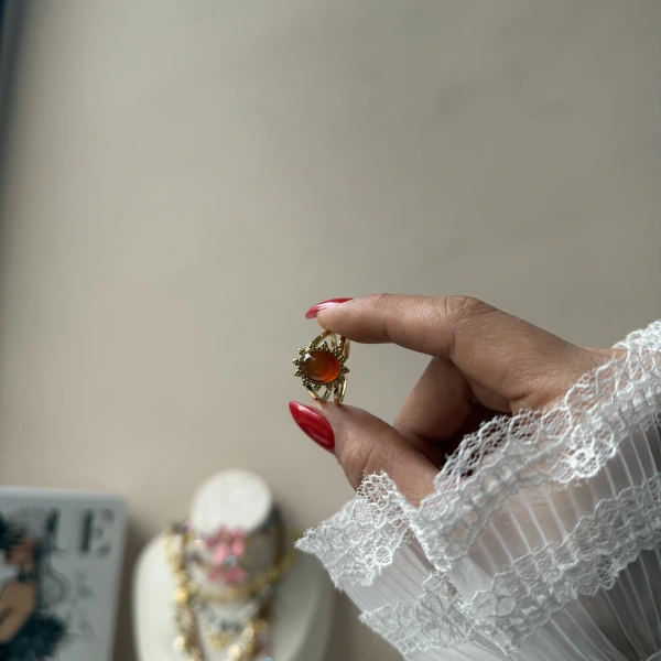 Vintage Crystal Yüzük