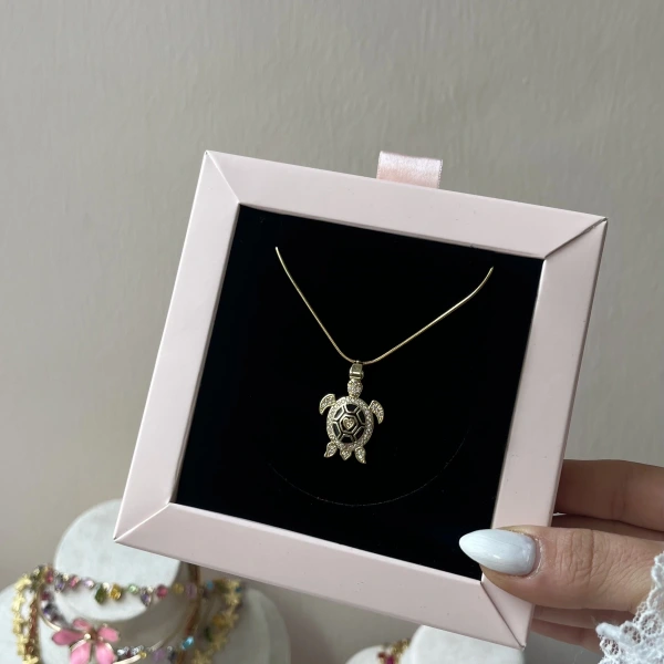 Tiny Turtle Kolye