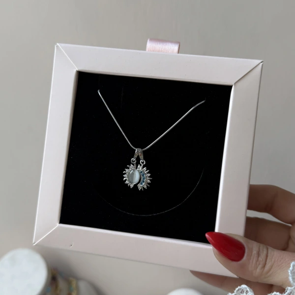 Yıldız&Ay Kavuşan Kolye