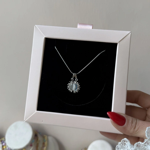 Yıldız&Ay Kavuşan Kolye