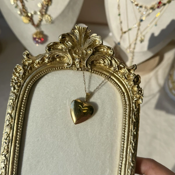 Düz Kapaklı Fotoğraflı Kolye ( 1.8 cm)