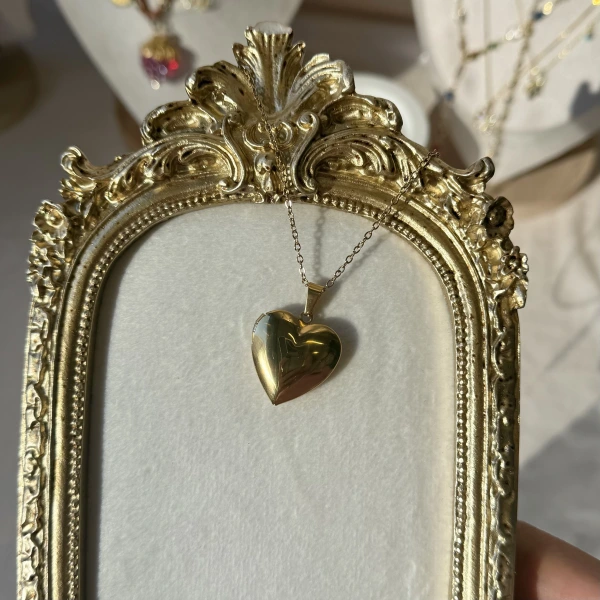 Düz Kapaklı Fotoğraflı Kolye ( 1.8 cm)