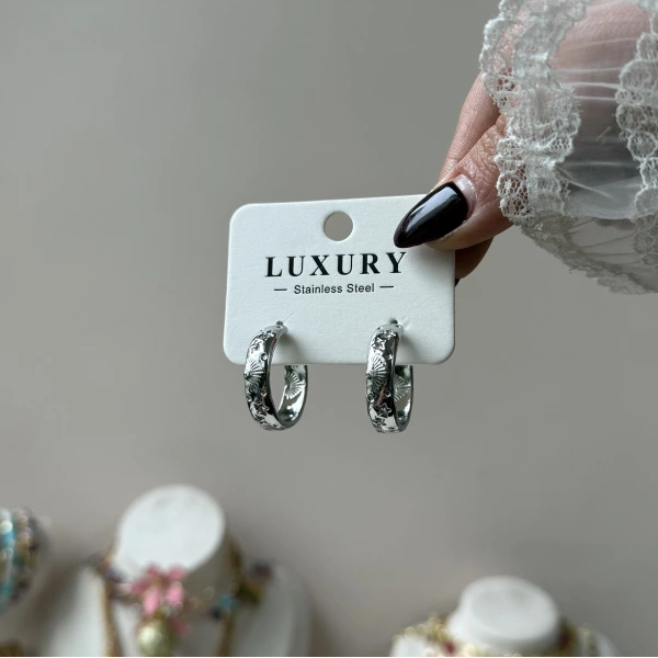 Auric Silver Shimmer Küpe