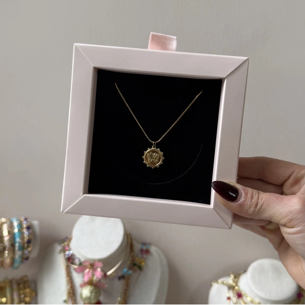 Butterfly Locket Kolye