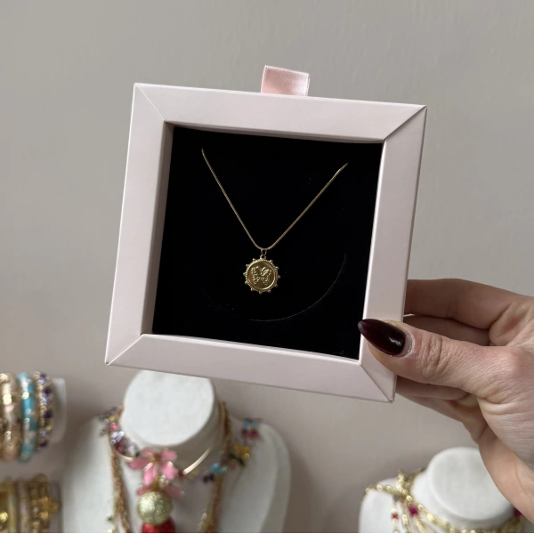 Butterfly Locket Kolye