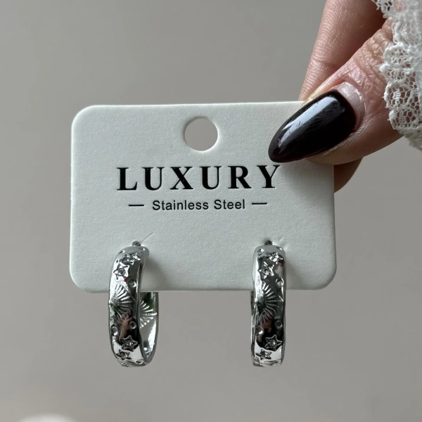 Auric Silver Shimmer Küpe