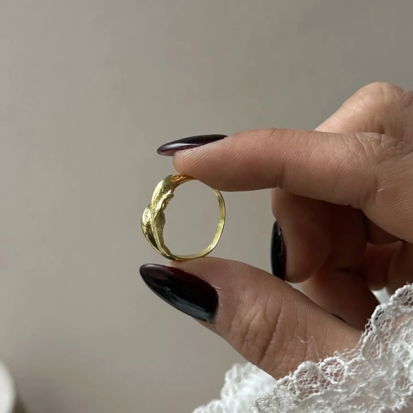 Vintage Işıltı Yüzük