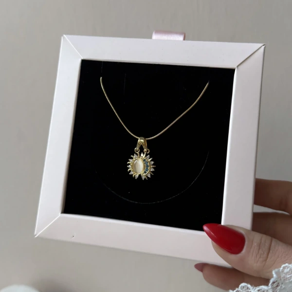 Yıldız&Ay Kavuşan Kolye