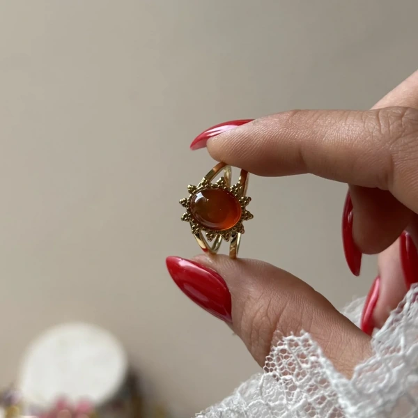 Vintage Crystal Yüzük