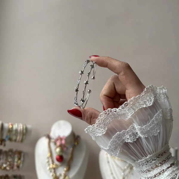 Prenses YIldız Kelepçe Bileklik