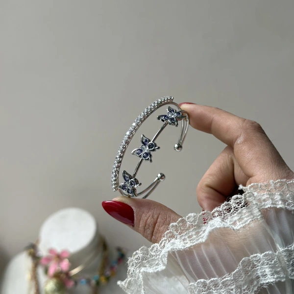 Prenses Mavi Kelebek Rüyası Kelepçe Bileklik