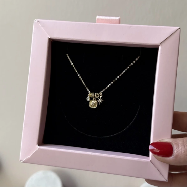 Kuzey Yıldız Charmlı Kolye