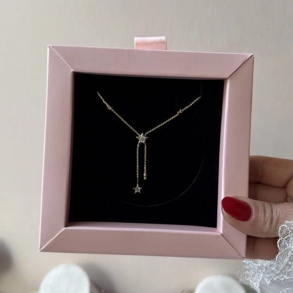 Yıldız Taşlı Kolye