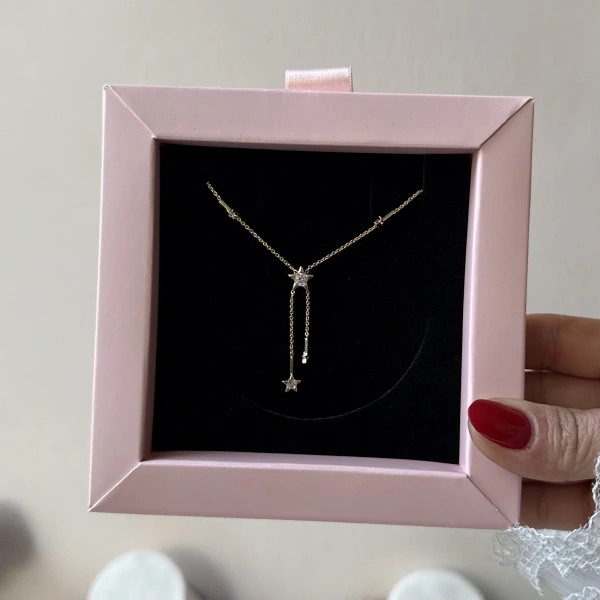 Yıldız Taşlı Kolye