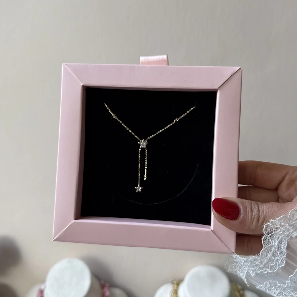 Yıldız Taşlı Kolye