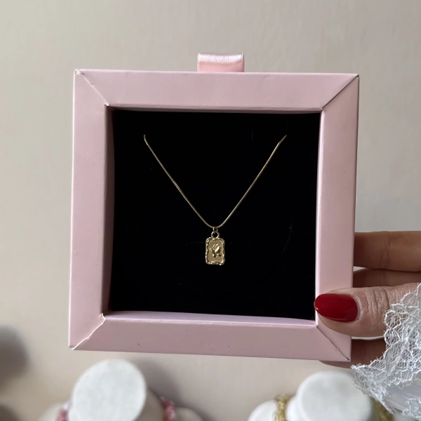 Minimal Kelebek Kolye