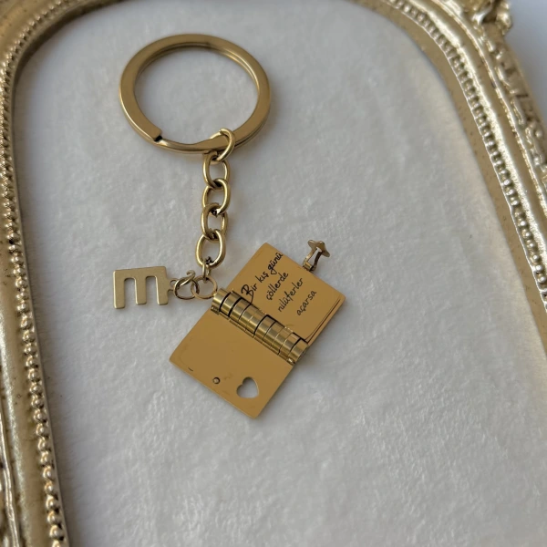 Şiirli Kitap Anahtarlık