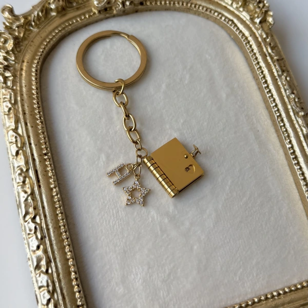 Şiirli Kitap Anahtarlık