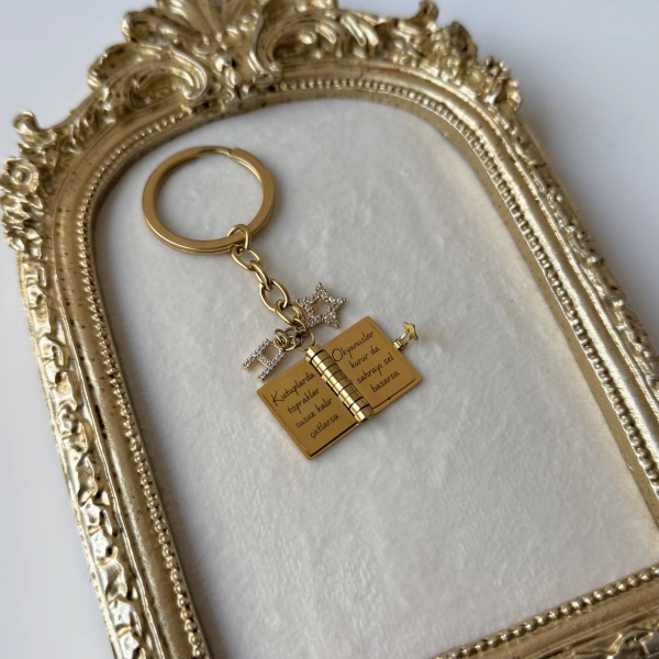 Şiirli Kitap Anahtarlık