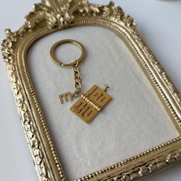 Şiirli Kitap Anahtarlık