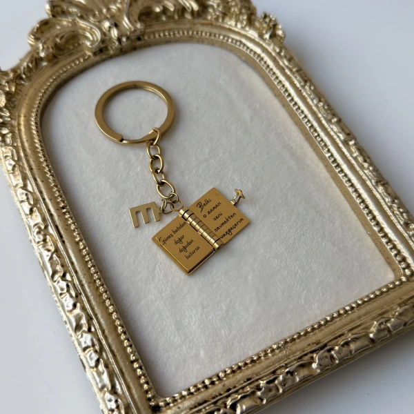 Şiirli Kitap Anahtarlık