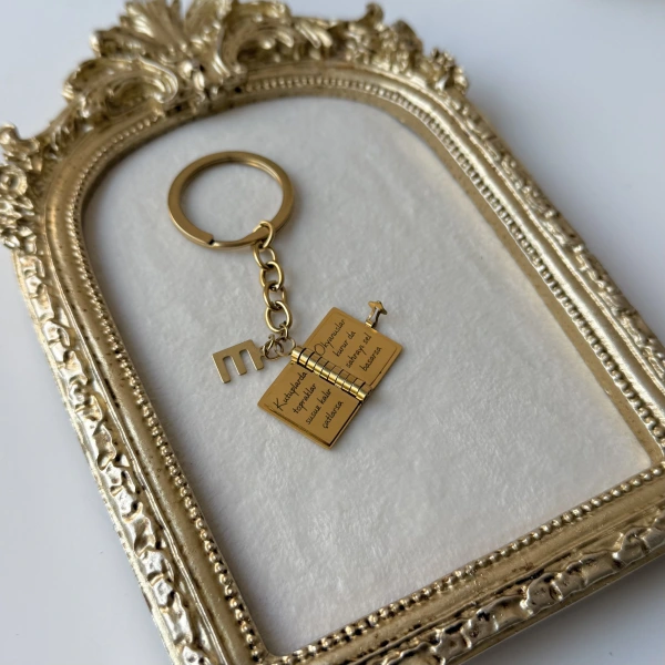 Şiirli Kitap Anahtarlık