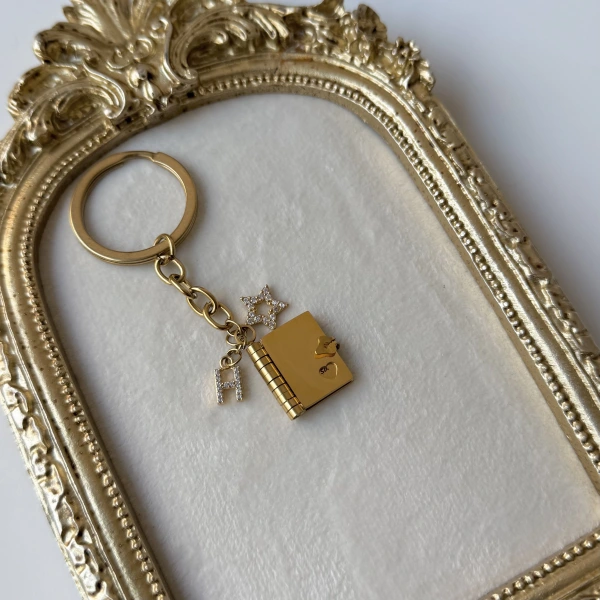 Şiirli Kitap Anahtarlık