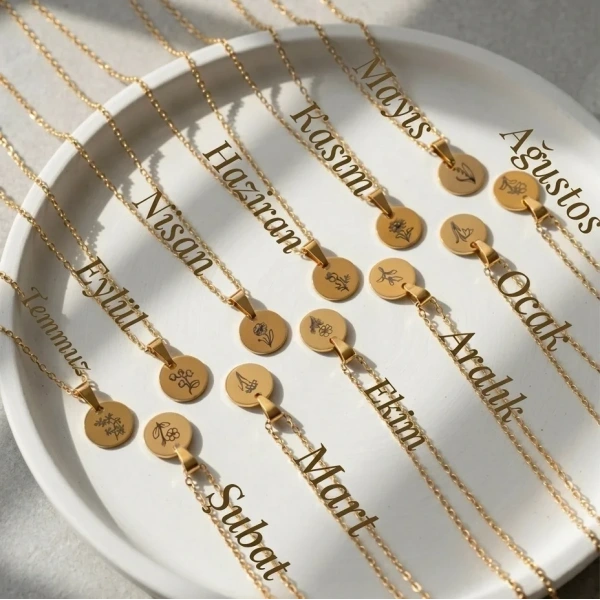 Doğum Çiçeği Kolye