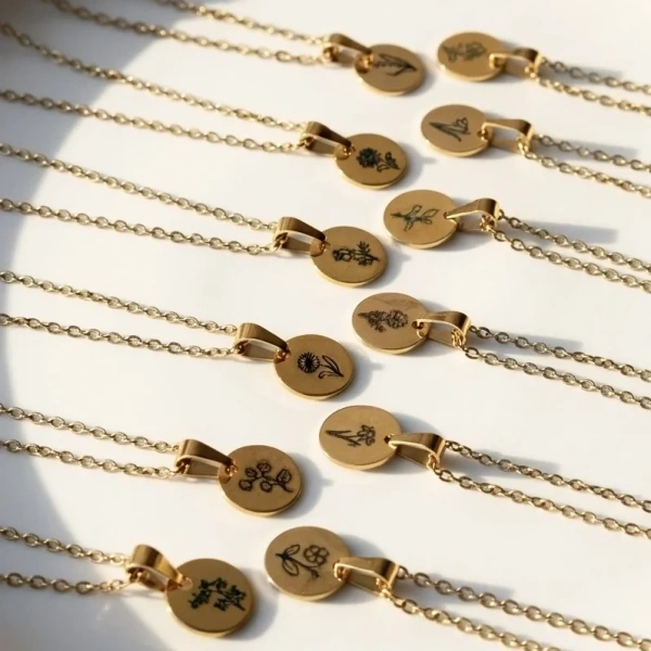 Doğum Çiçeği Kolye