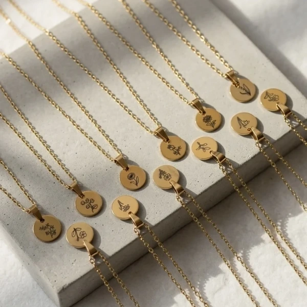 Doğum Çiçeği Kolye