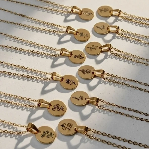 Doğum Çiçeği Kolye