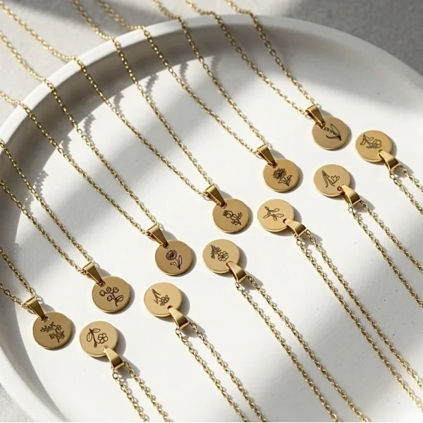 Doğum Çiçeği Kolye