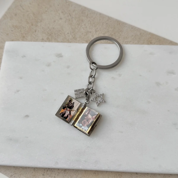 Fotoğraflı Kitap Anahtarlık