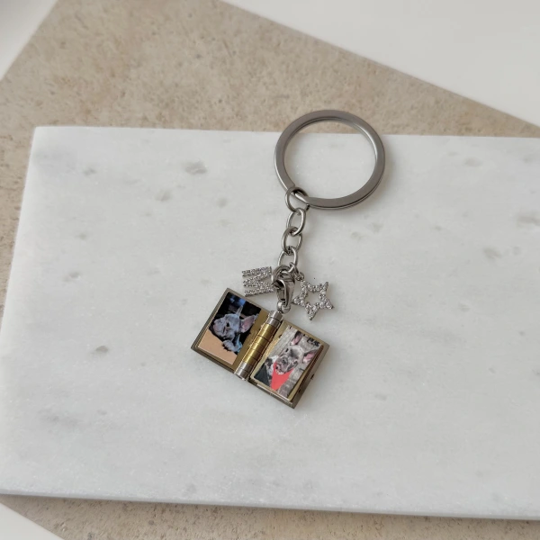 Fotoğraflı Kitap Anahtarlık