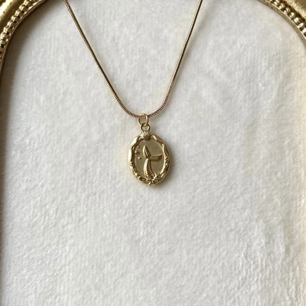 Deniz Kızı Kuyruğu Vintage Kolye