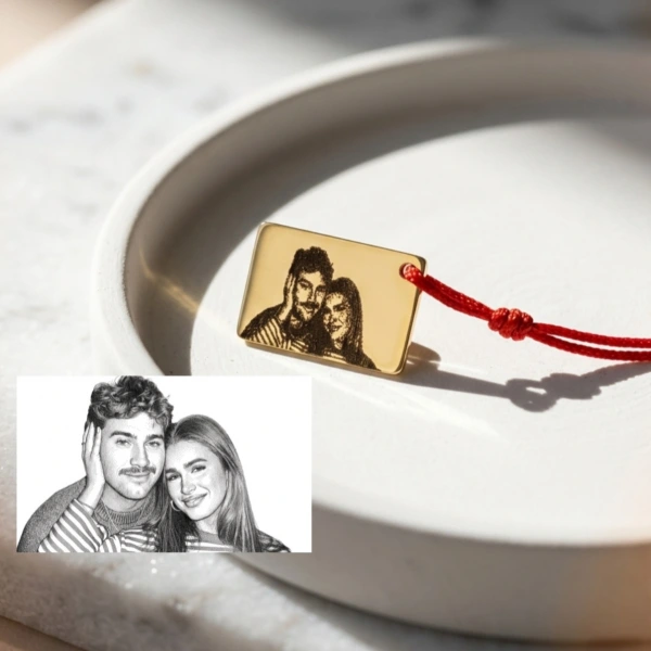 Fotoğraf ve Yazılı Zarf Kolye