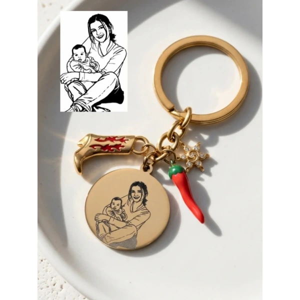 İyi Niyet Fotoğraflı Anahtarlık