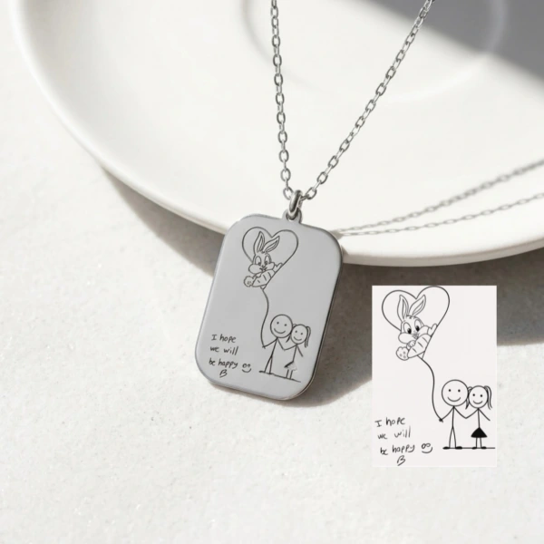 Kendin Yaz Kendin Çiz Kolye (925 Gümüş )