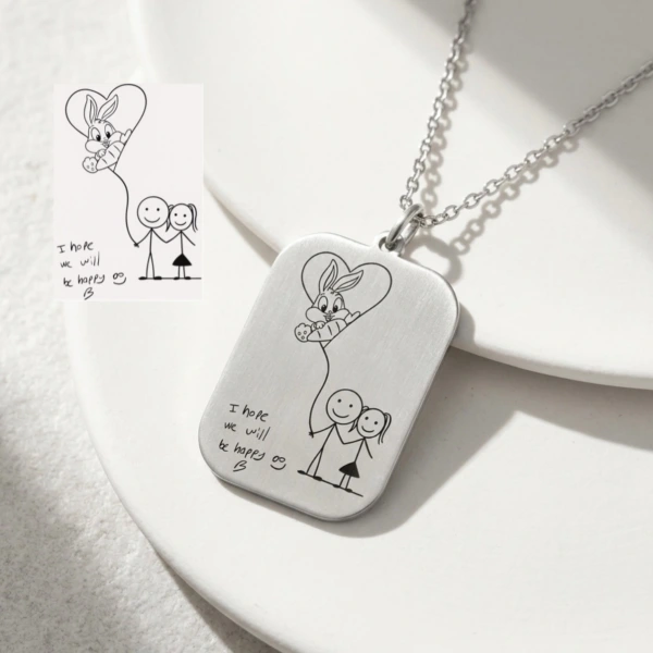 Kendin Yaz Kendin Çiz Kolye (925 Gümüş )