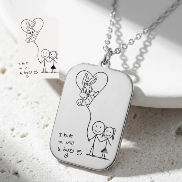 Kendin Yaz Kendin Çiz Kolye (925 Gümüş )