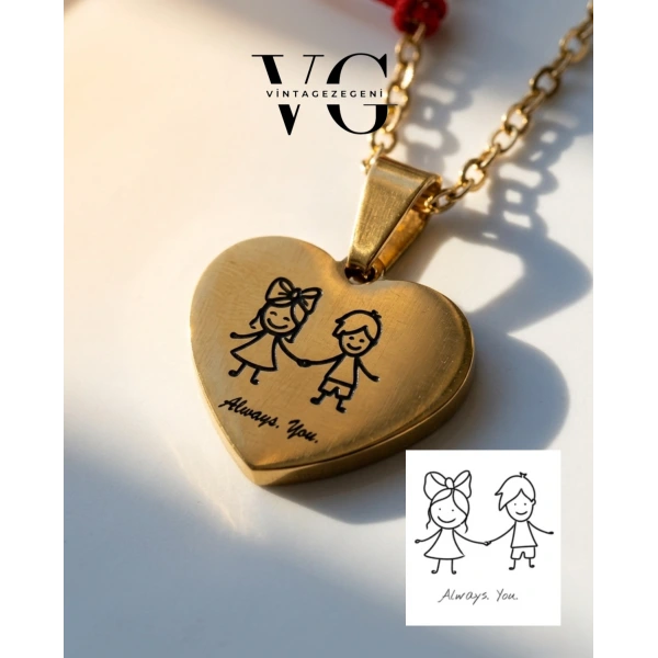 Kendin Yaz Kendin Çiz Kolye