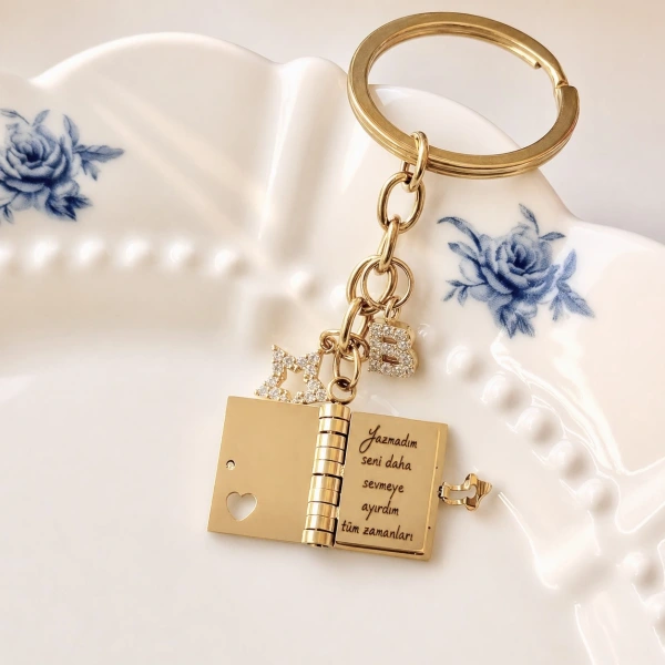 Şiirli Kitap Anahtarlık